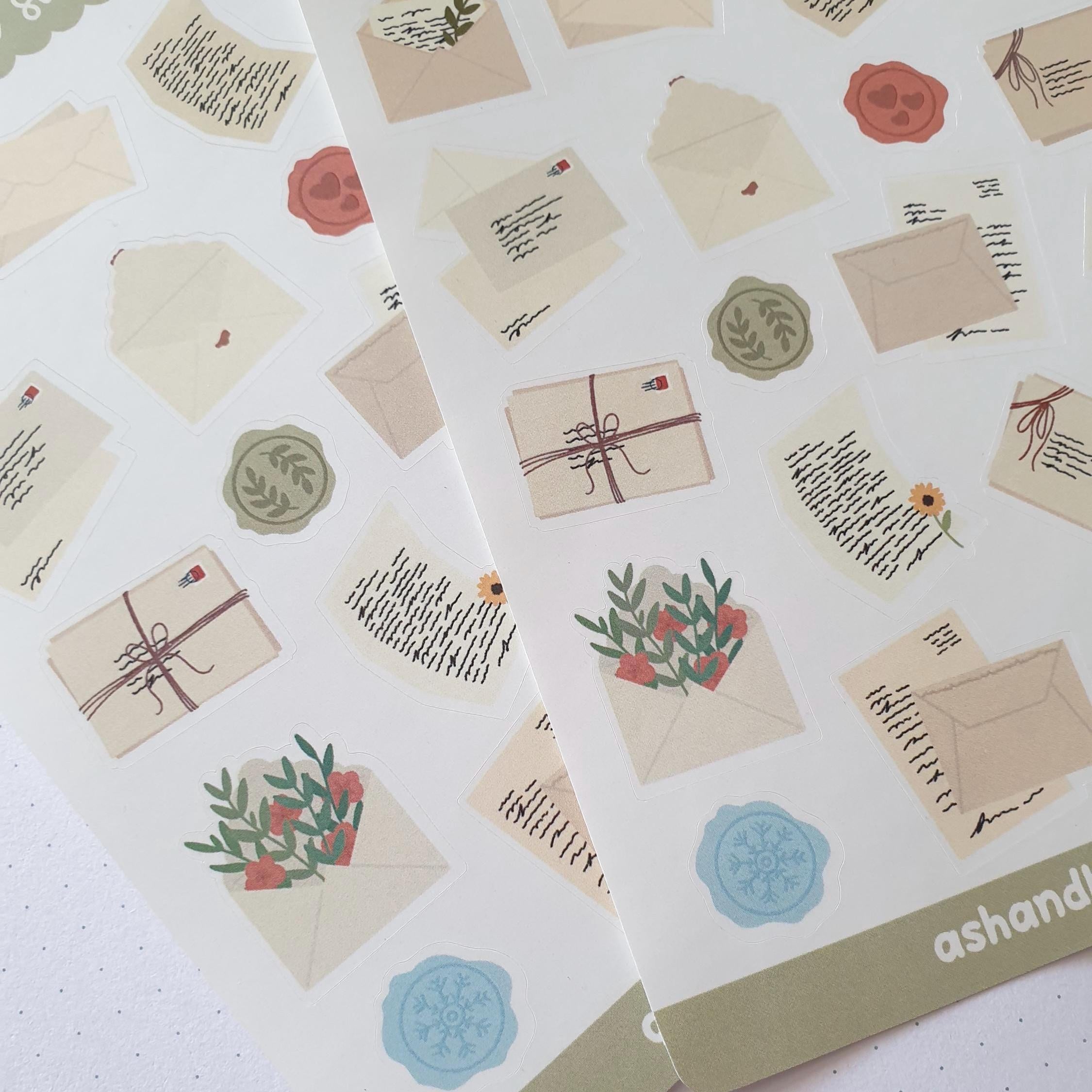 Letter Mail Sticker Sheet