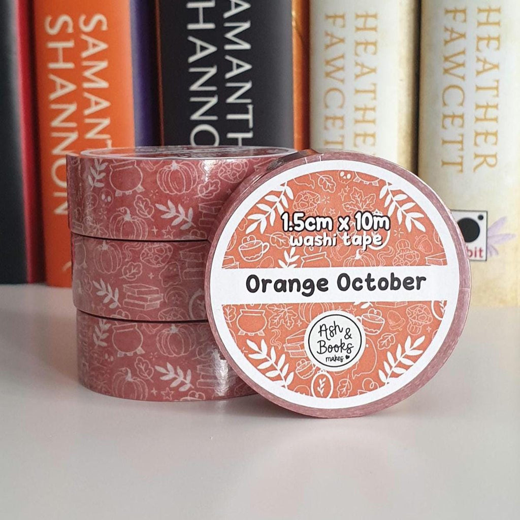 October 1.5cm x 10m Washi Tape
