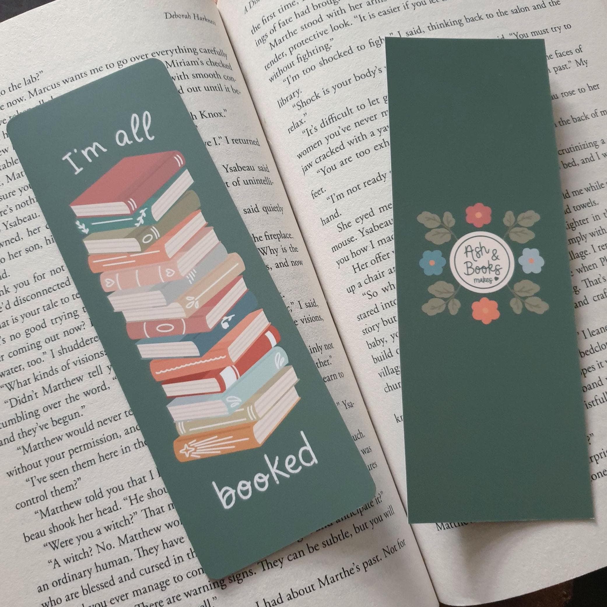 I'm All Booked Bookmark