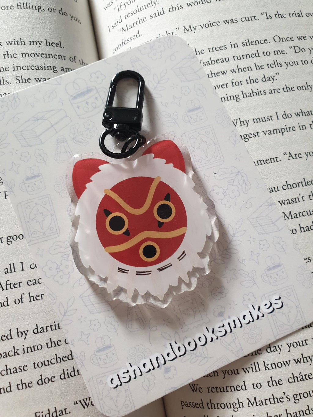 Soot Sprite, Kodama & Mononoke Ghibli inspired Keyring