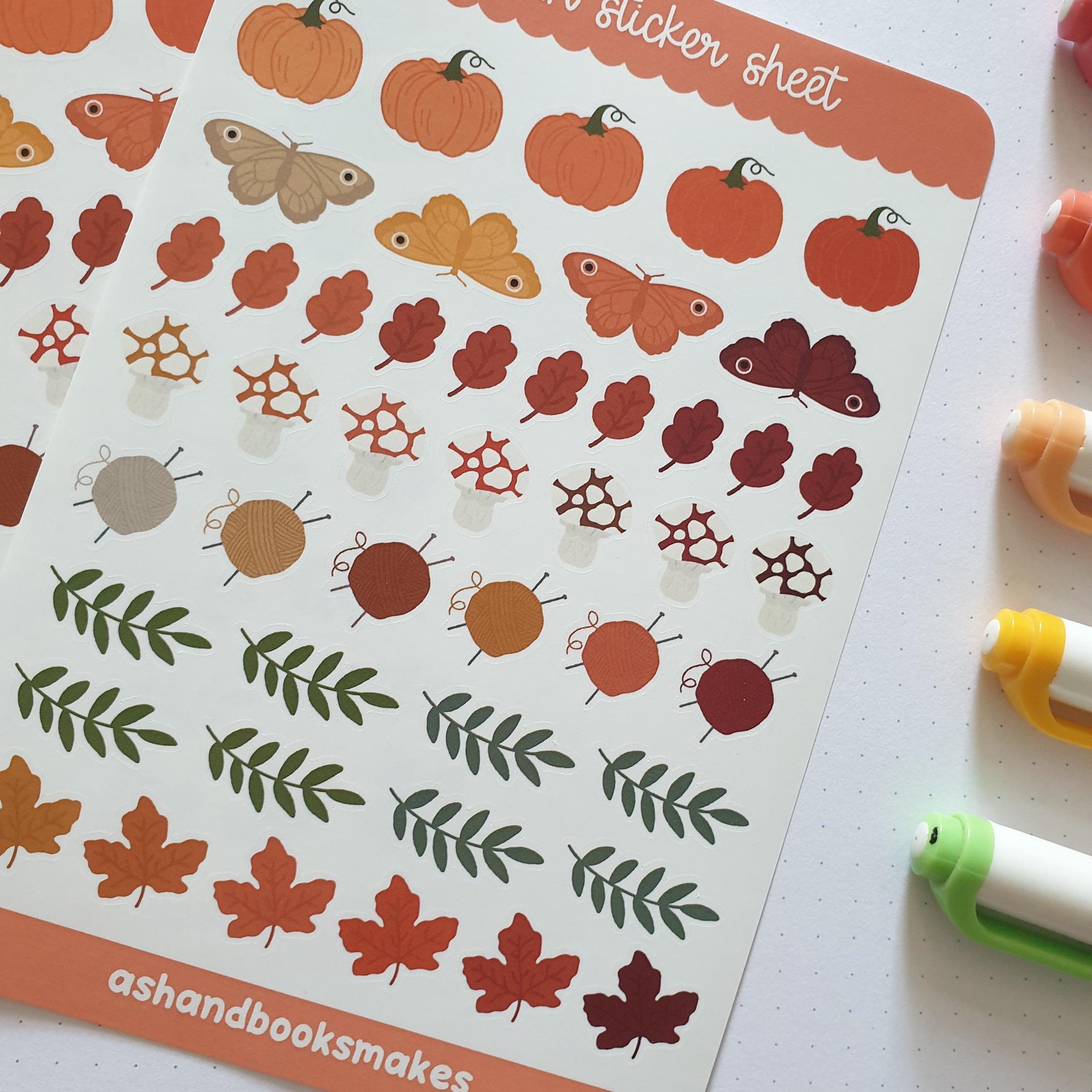 Autumn Sticker Sheet