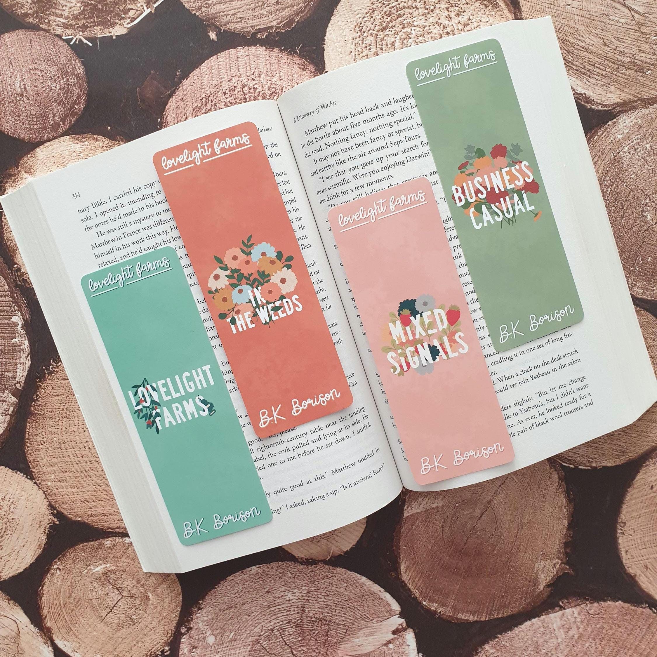 Lovelight Series by BK Borison inspired Bookmarks