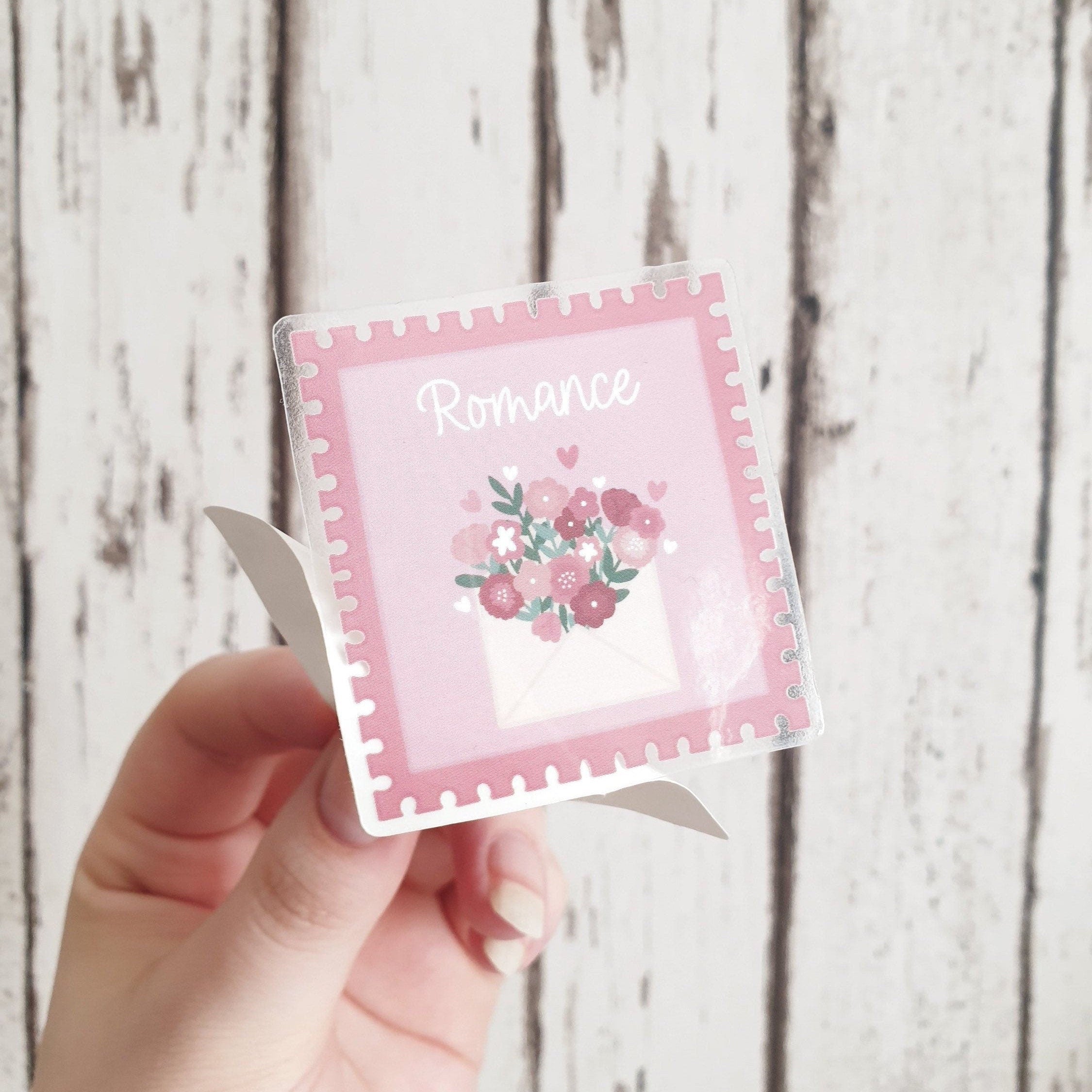Romance Stamp Clear Sticker