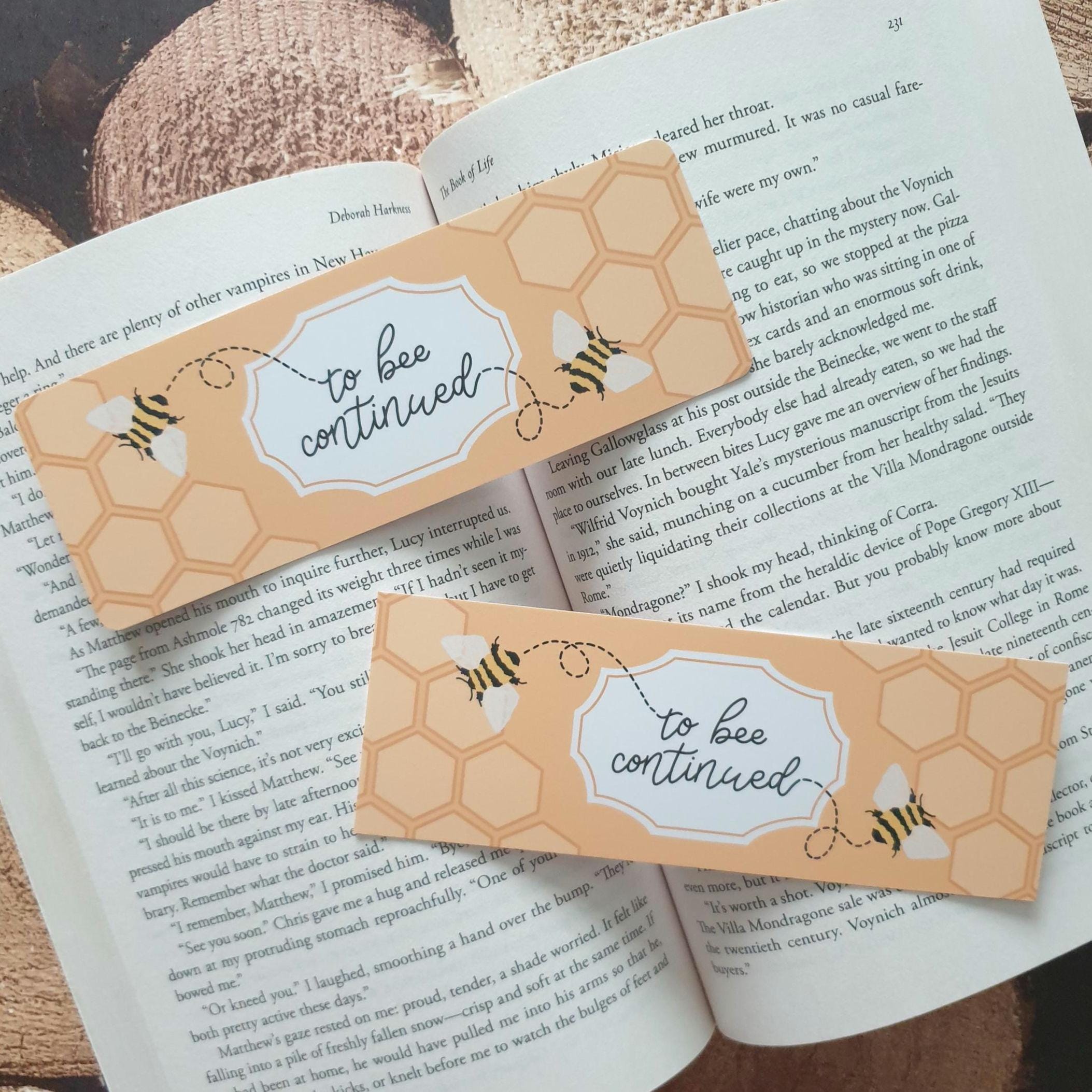 To Bee Continued Bookmark