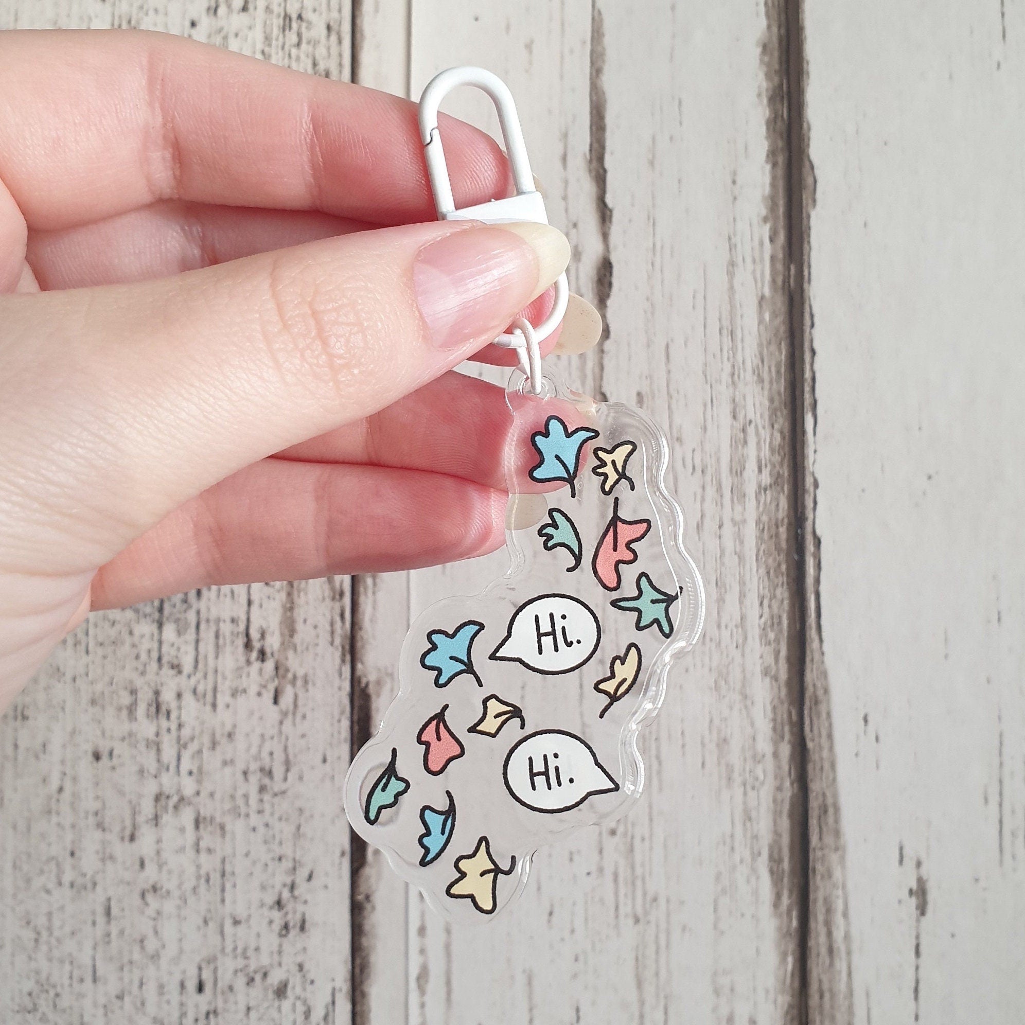 Heartstopper inspired Hi Hi Keyring