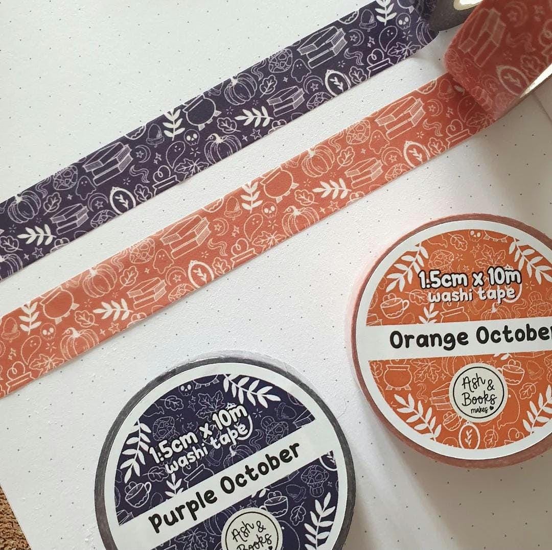 October 1.5cm x 10m Washi Tape