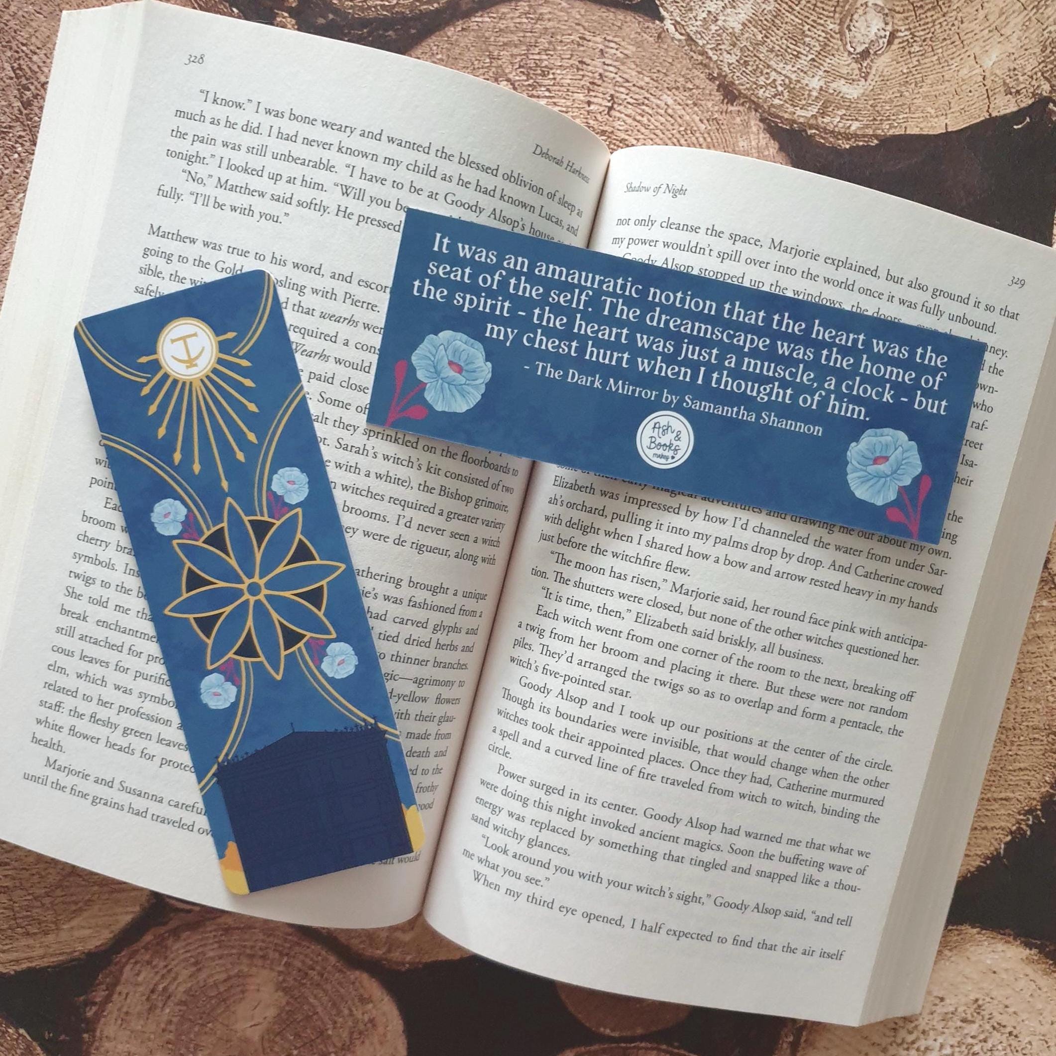 The Bone Season revised edition inspired bookmarks