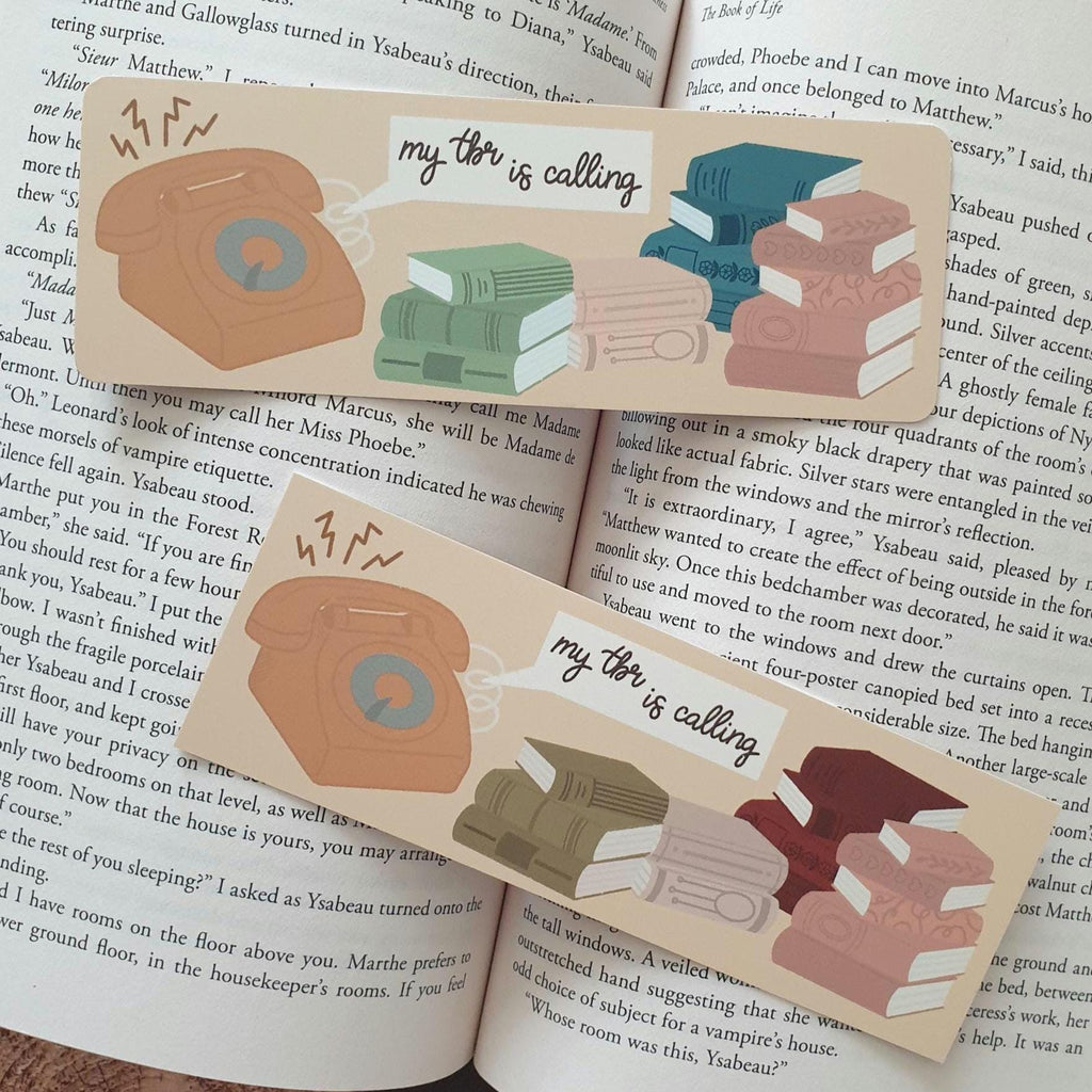 My TBR is Calling Bookmark