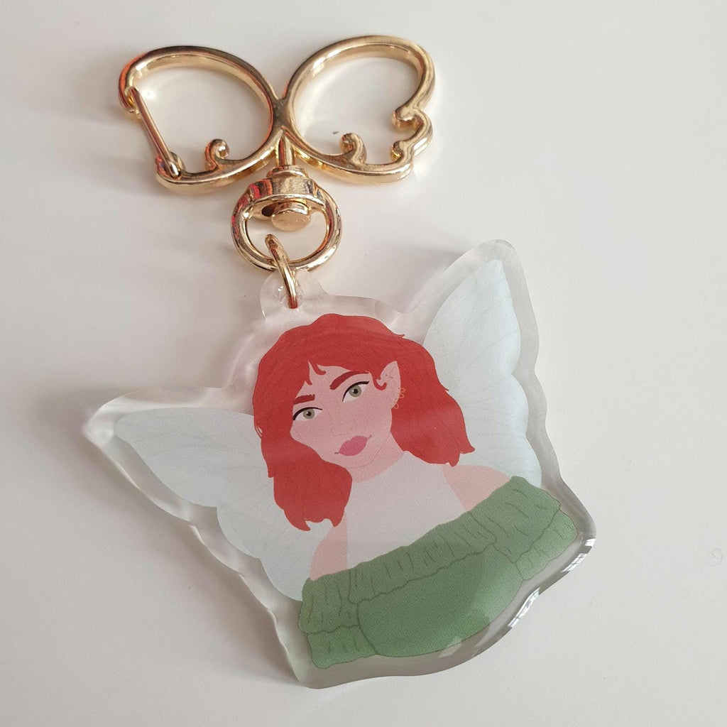 Flora the Fairy Acrylic Keyring