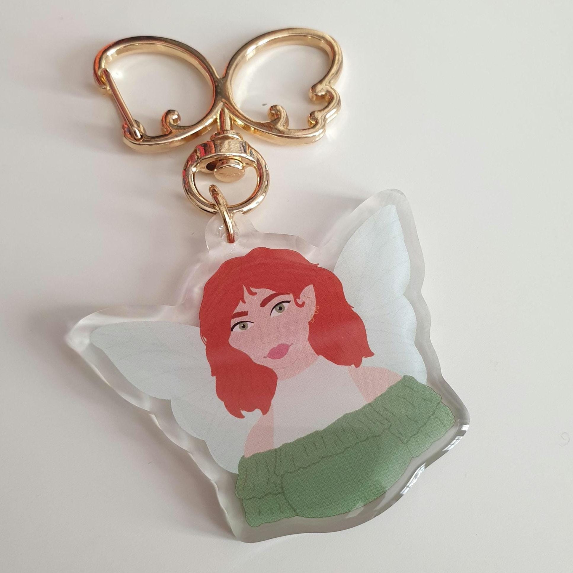 Flora the Fairy Acrylic Keyring