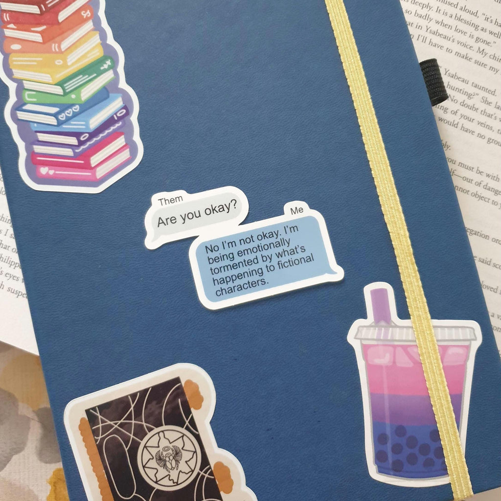 Fictional Character Emotional Torment Sticker