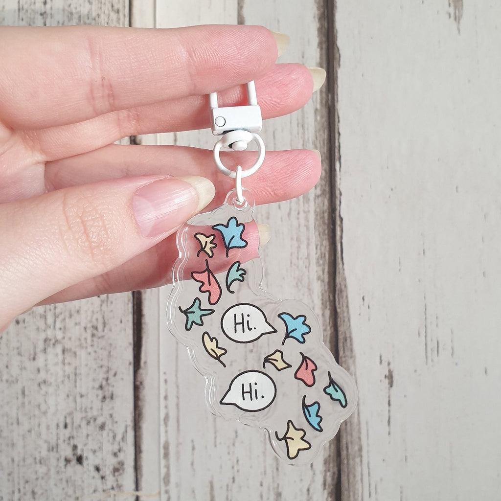 Heartstopper inspired Hi Hi Keyring