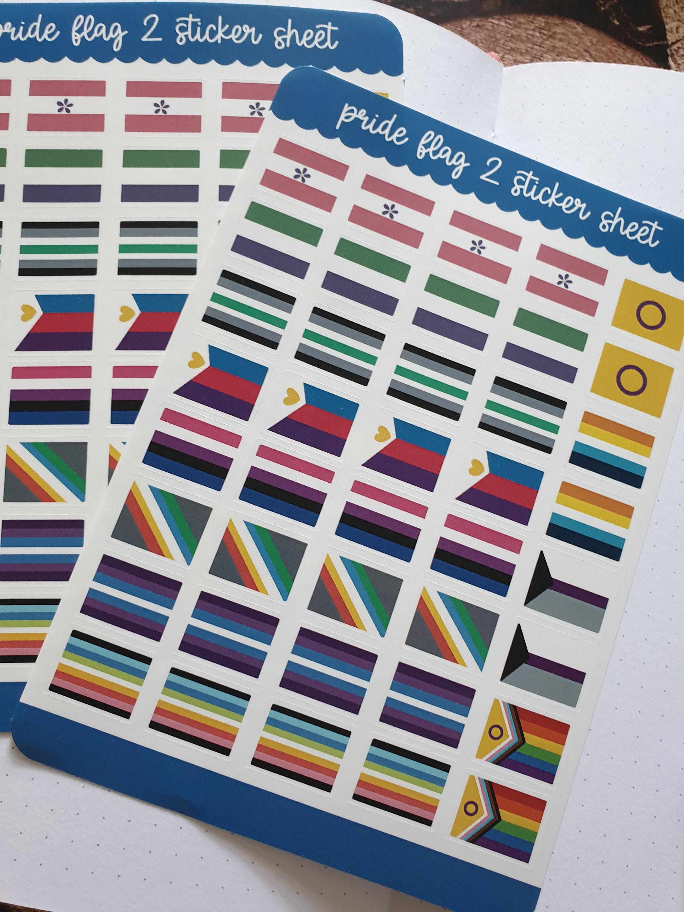 Pride Flags Sticker Sheet