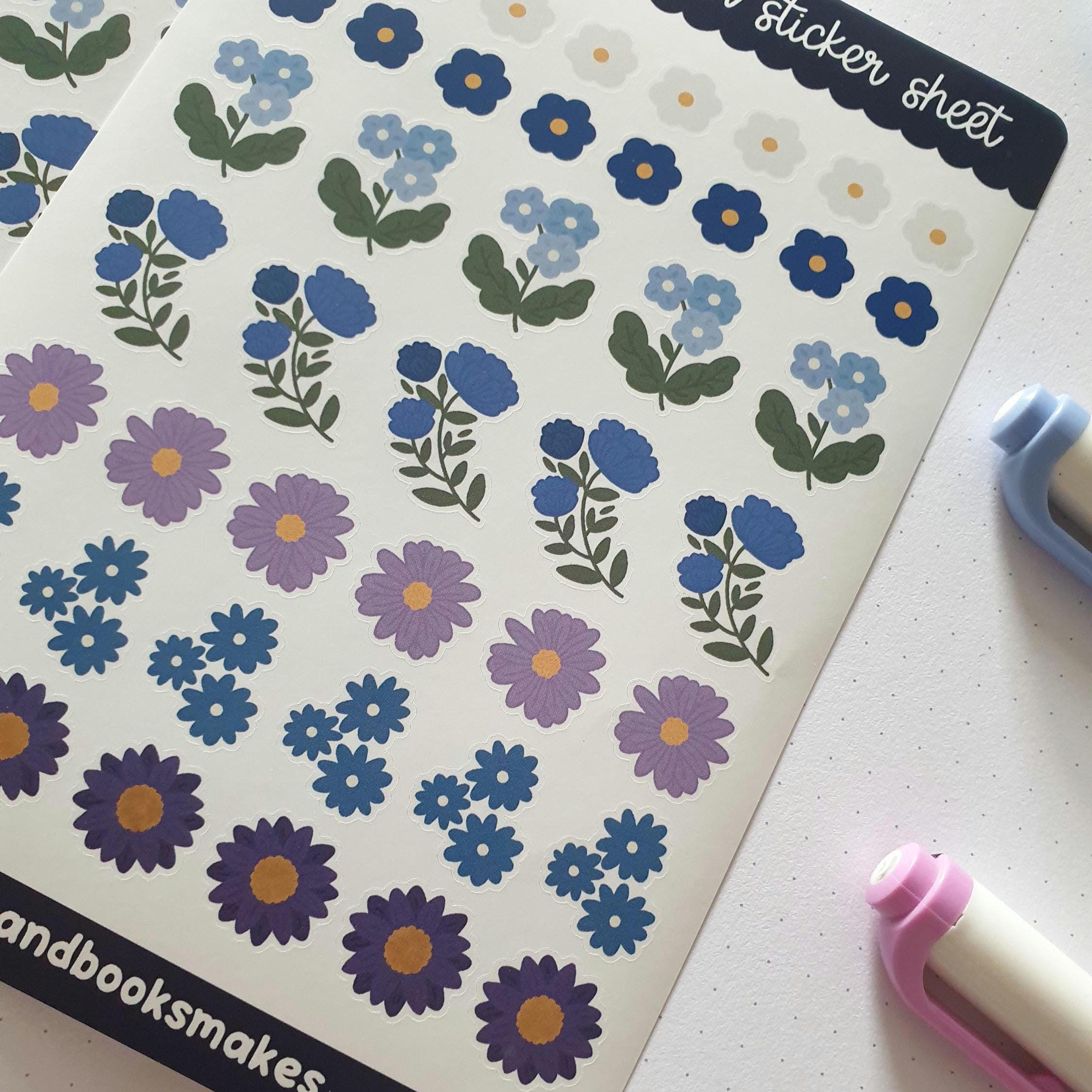 Flowers in Bloom Sticker Sheet