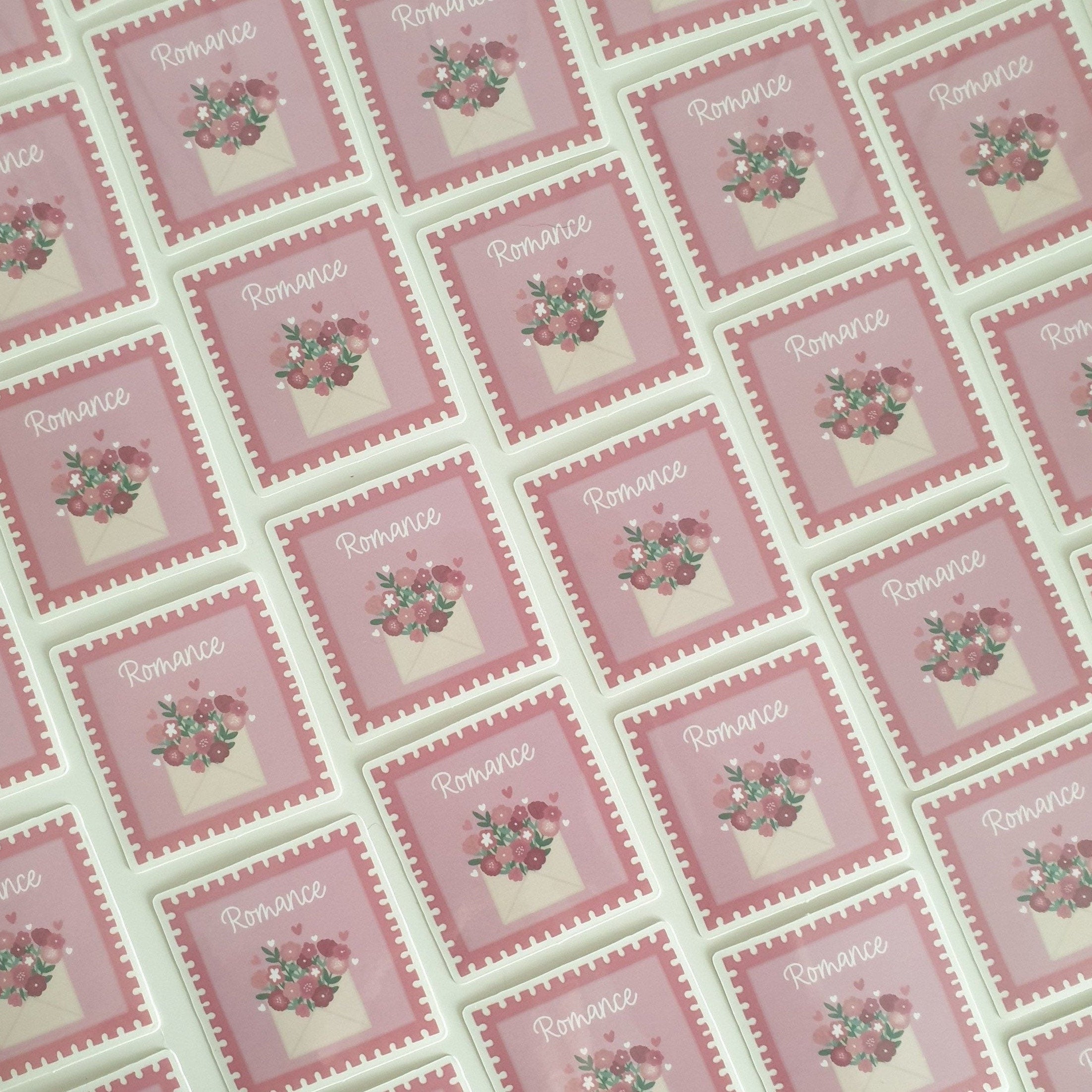 Romance Stamp Clear Sticker