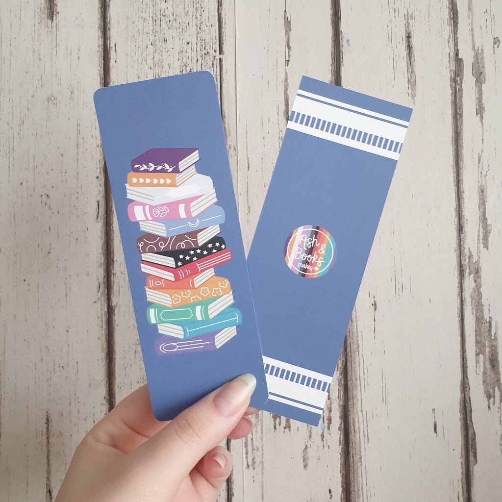Subtle LGBTQIA+ Pride Bookstack Bookmark