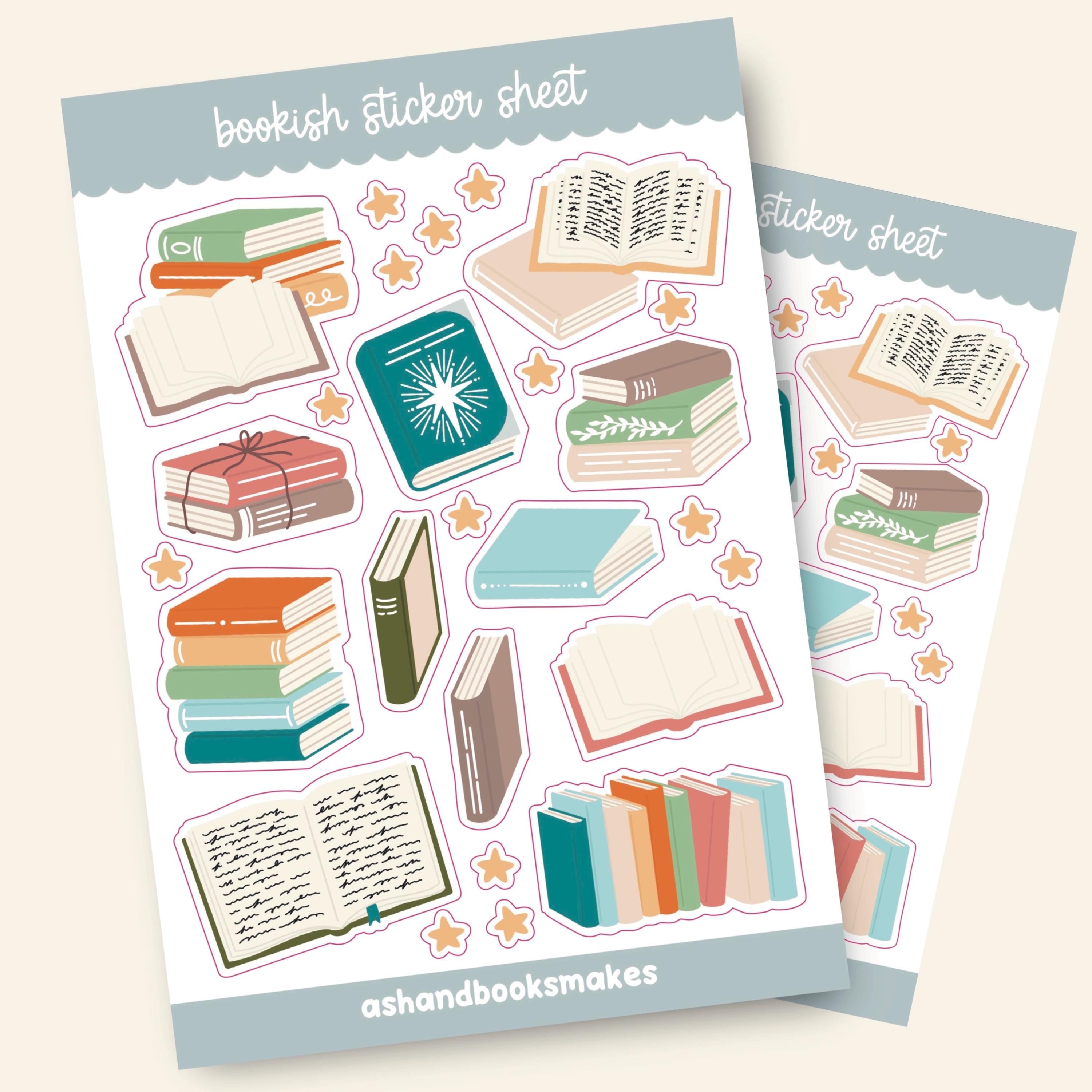 Bookish Sticker Sheet