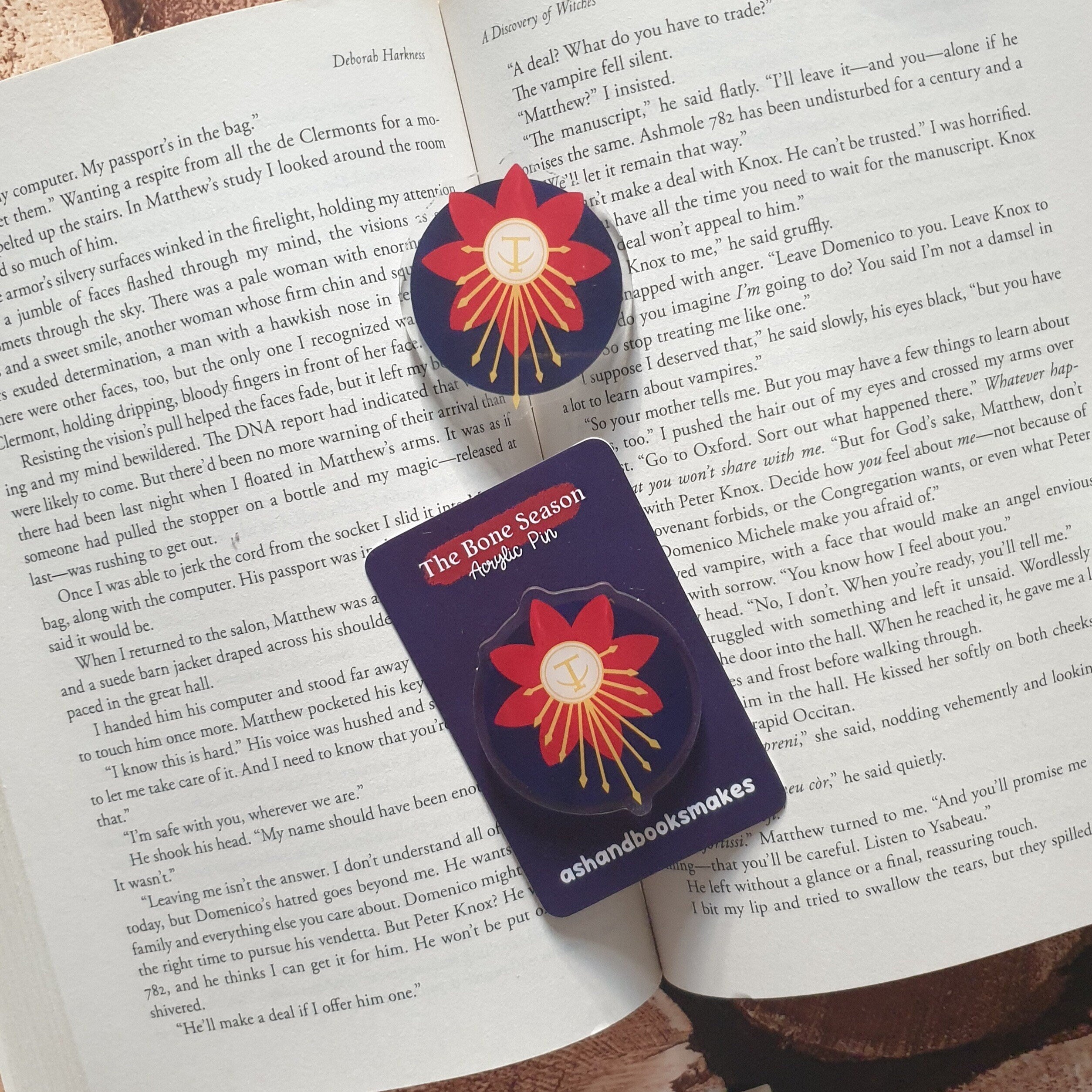 The Bone Season inspired Acrylic Pin