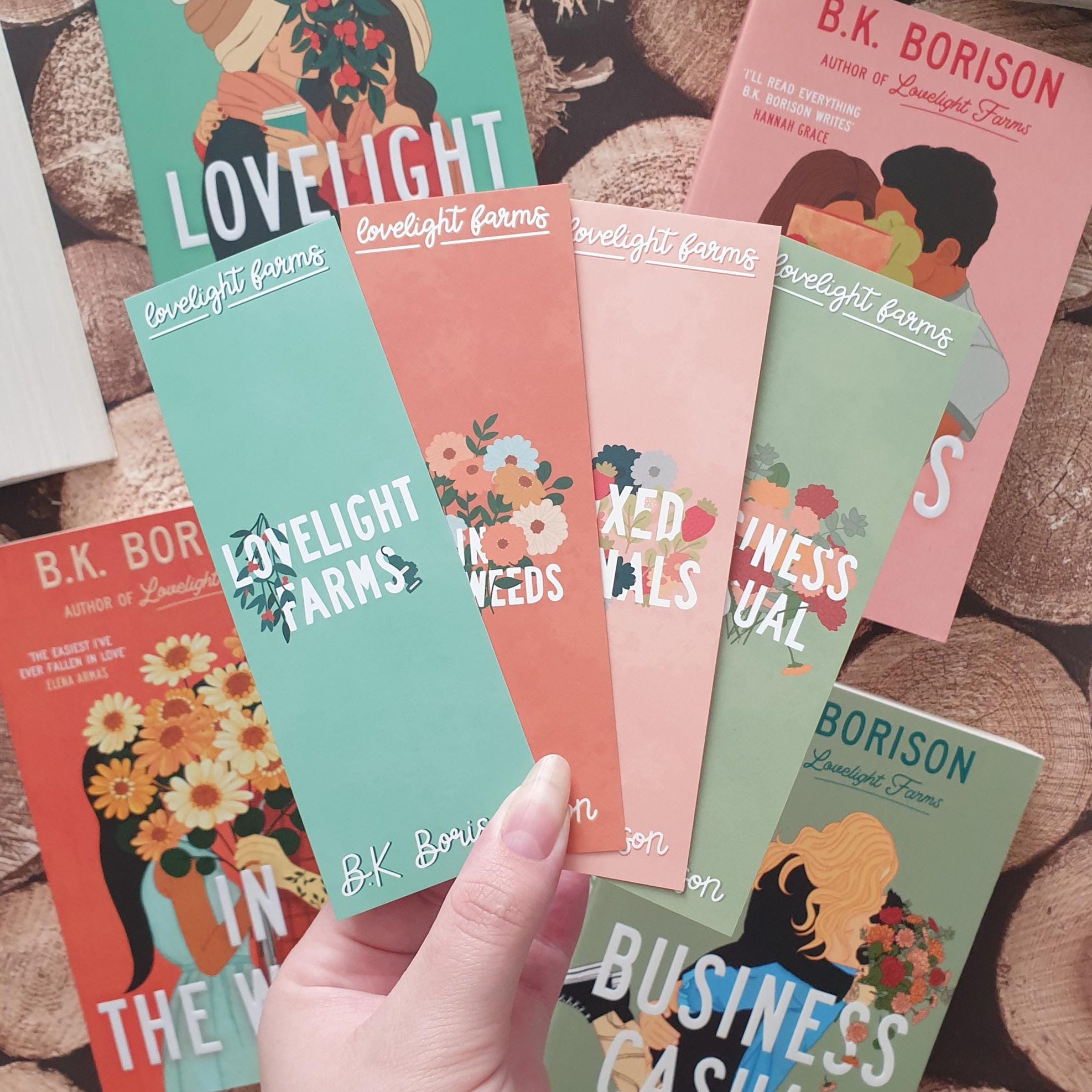 Lovelight Series by BK Borison inspired Bookmarks