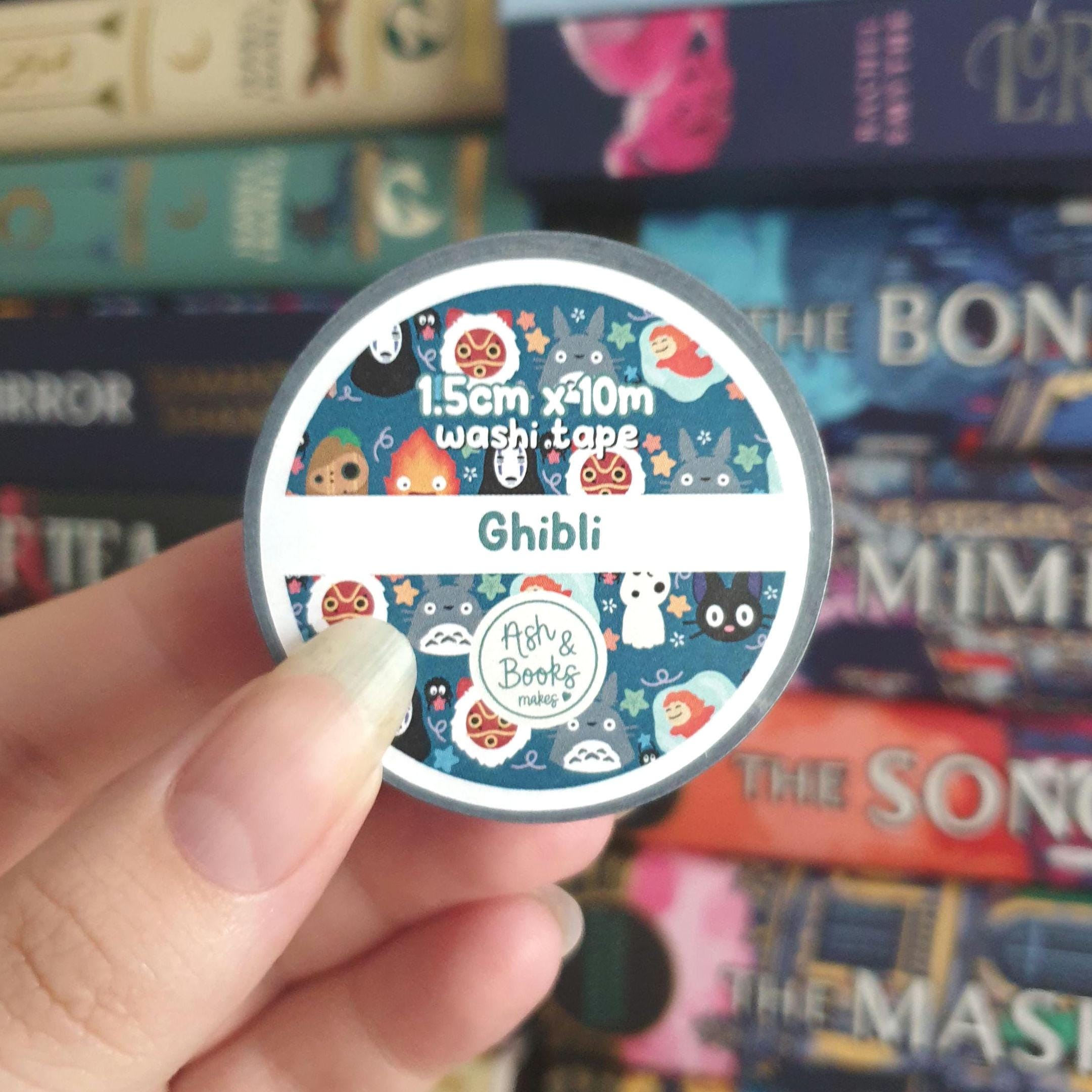 Ghibl and Soot Sprite inspired 1.5cm x 10m Washi Tape