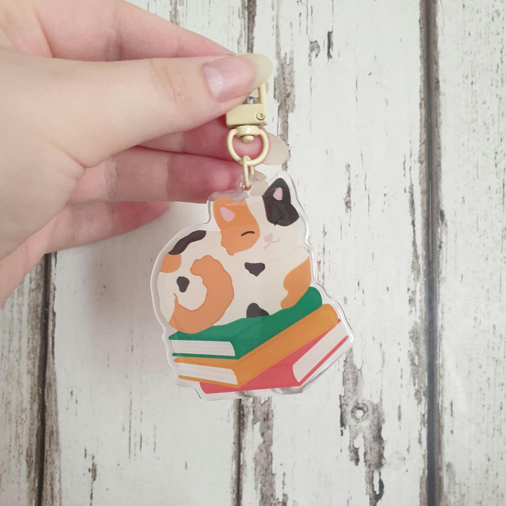 Cat Stack Keyring