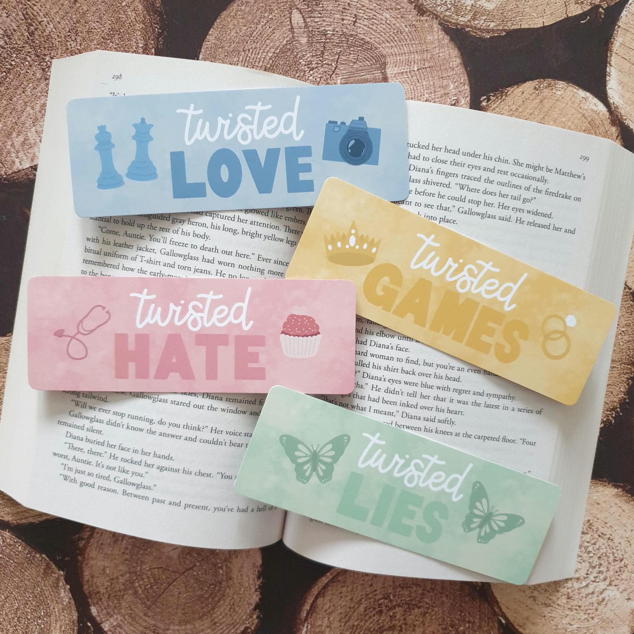 Twisted Series by Ana Huang inspired Bookmarks
