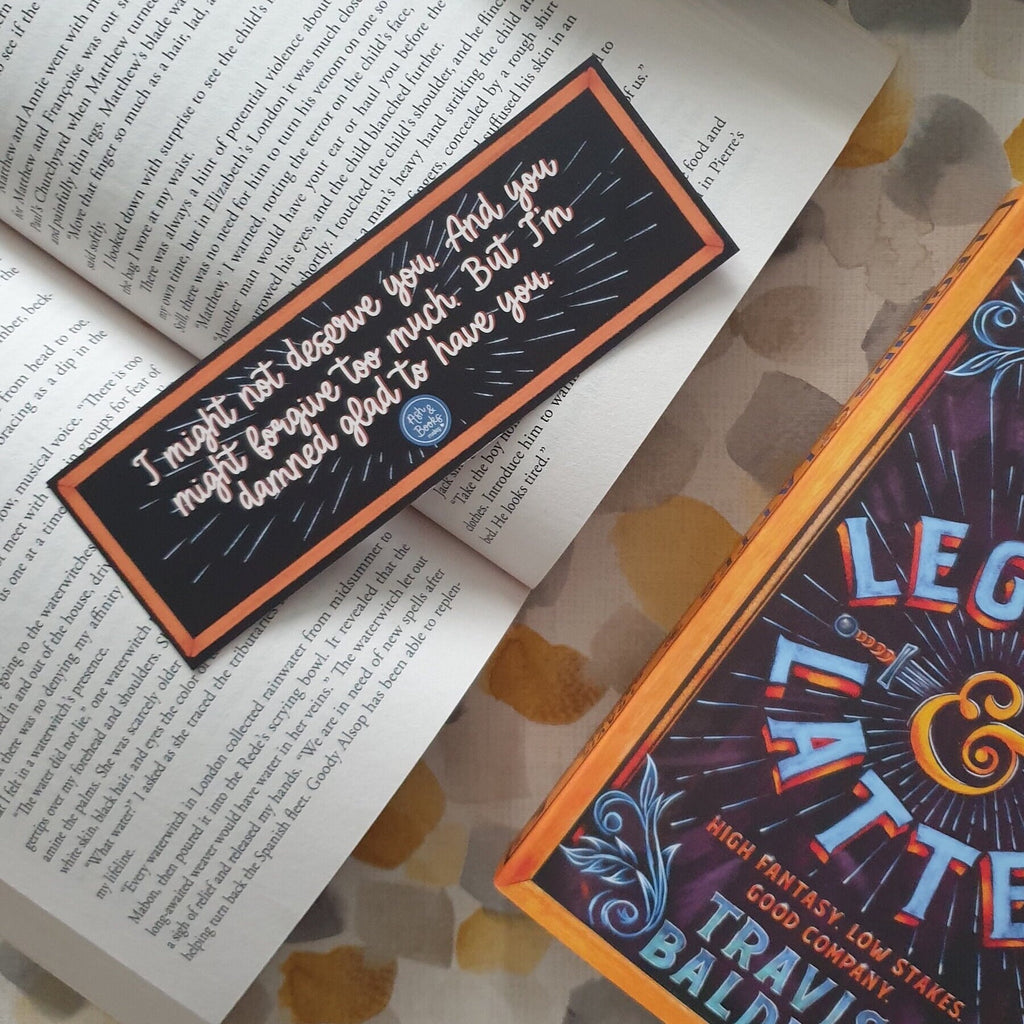 Legends & Lattes inspired Bookmark
