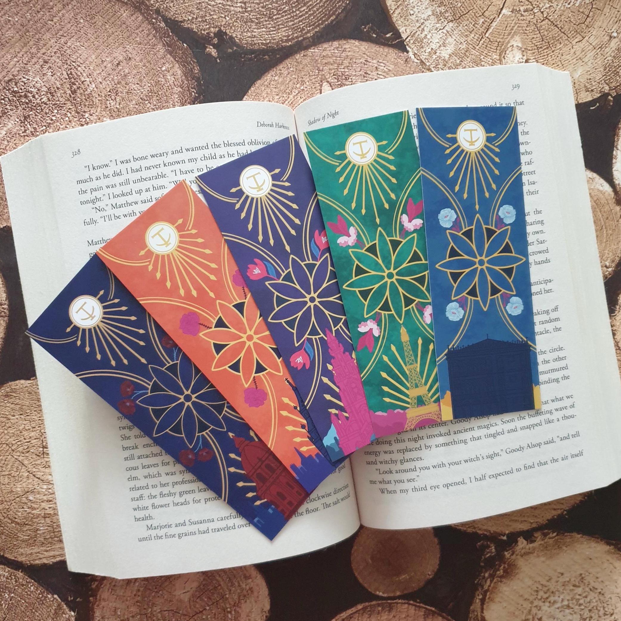 The Bone Season revised edition inspired bookmarks