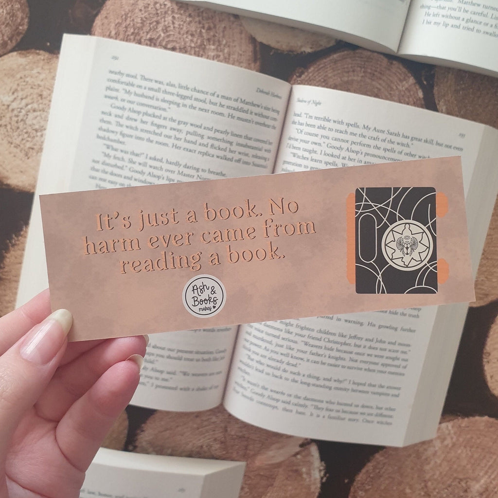 The Mummy(1999) Book of the Dead, “No Harm Ever Came From Reading a Book” Bookmark