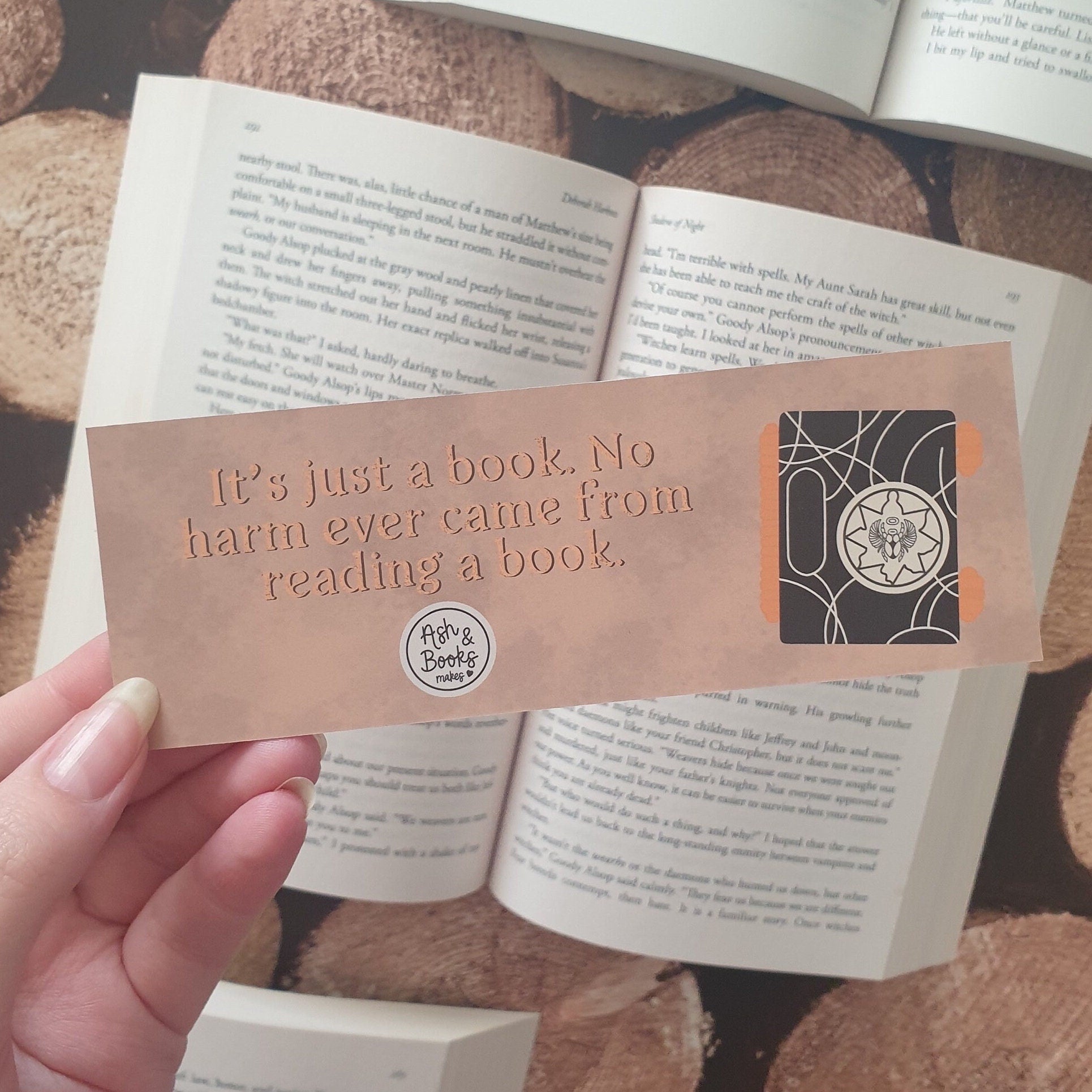 The Mummy(1999) Book of the Dead, “No Harm Ever Came From Reading a Book” Bookmark