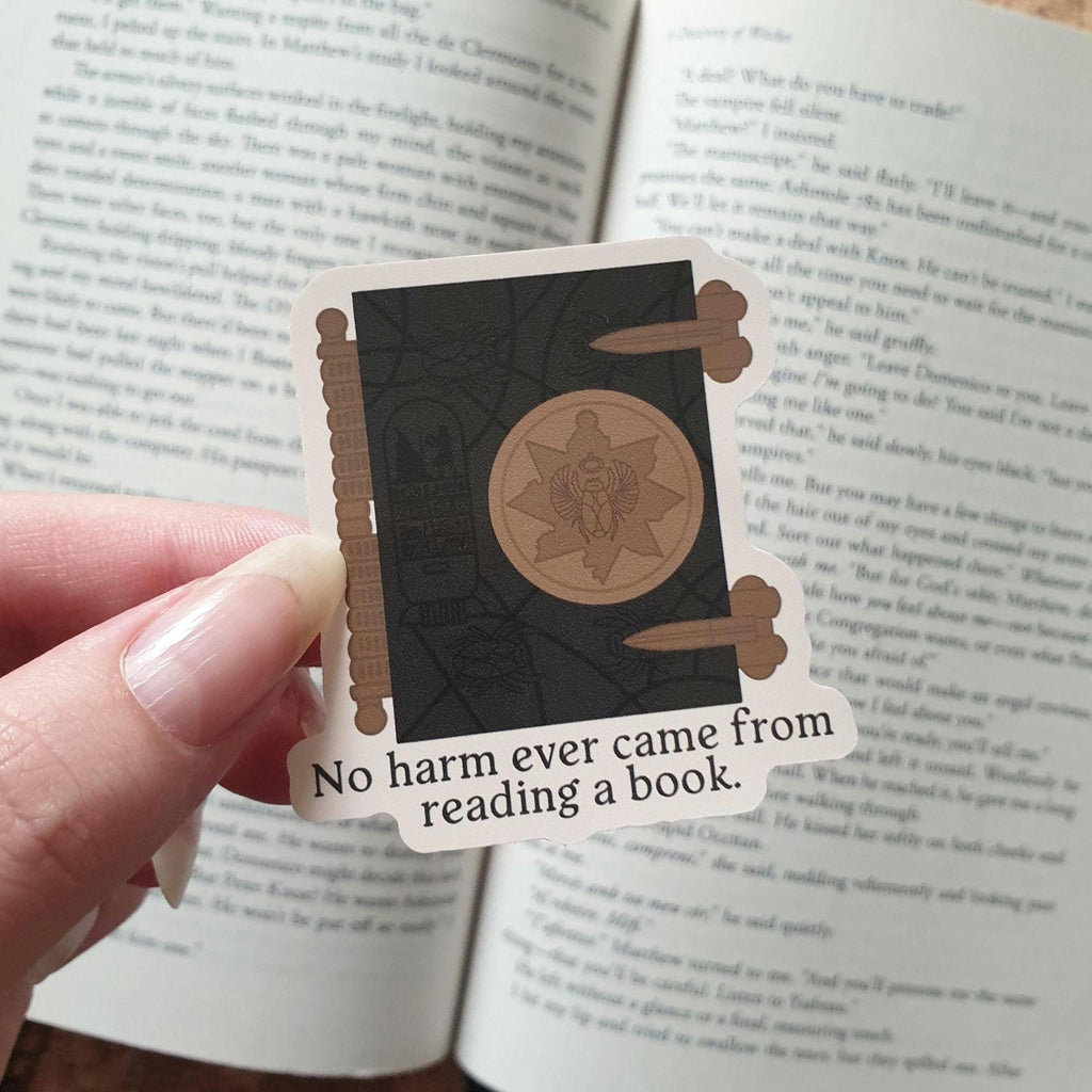 The Mummy(1999) “No harm ever came from reading a book.” Sticker