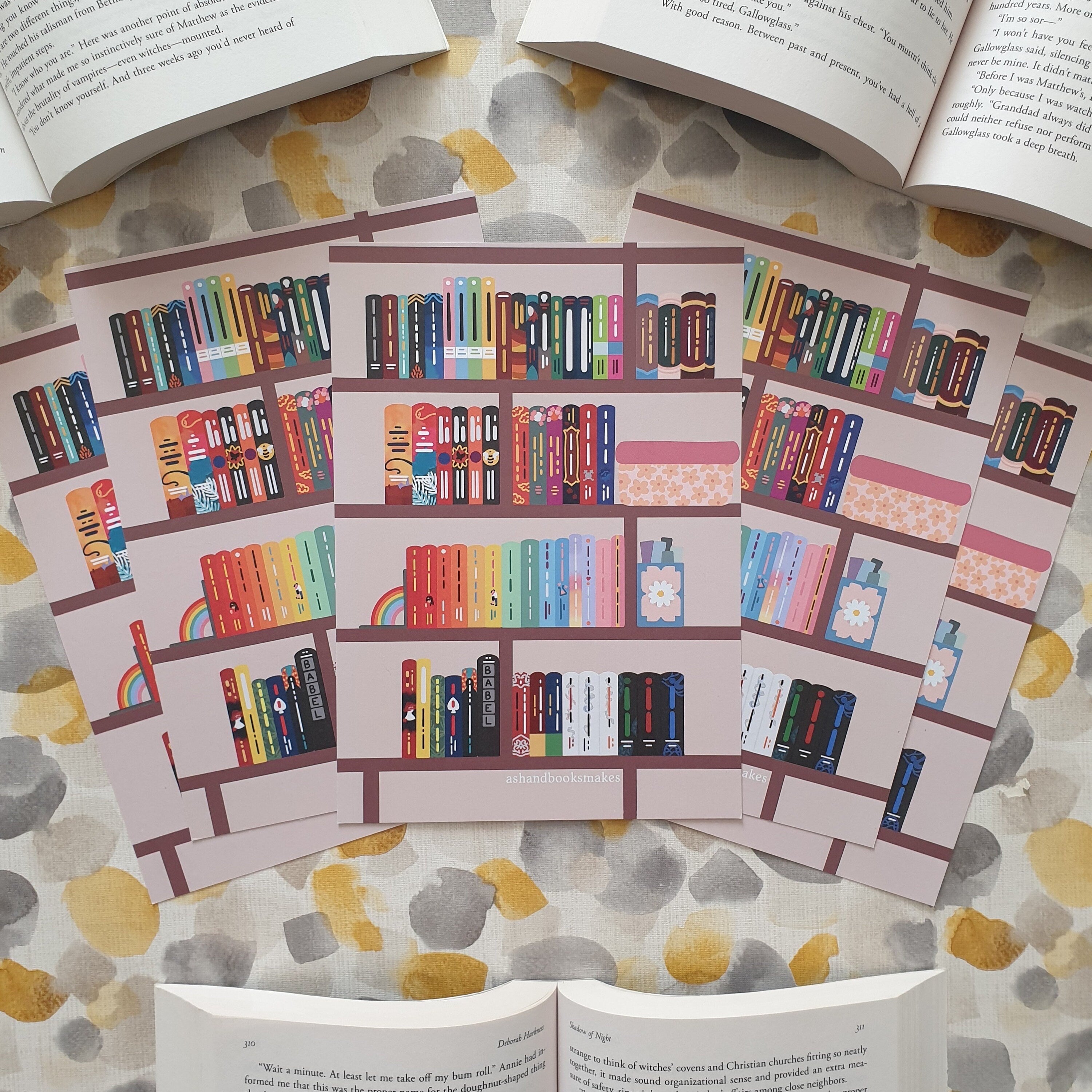 Bookstagram Bookshelf Print