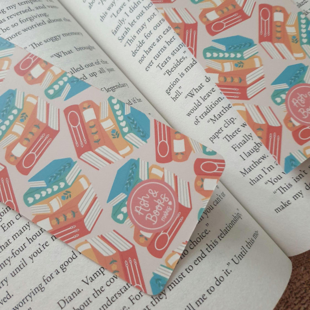 Pastel Rainbow Bookstack Bookmark
