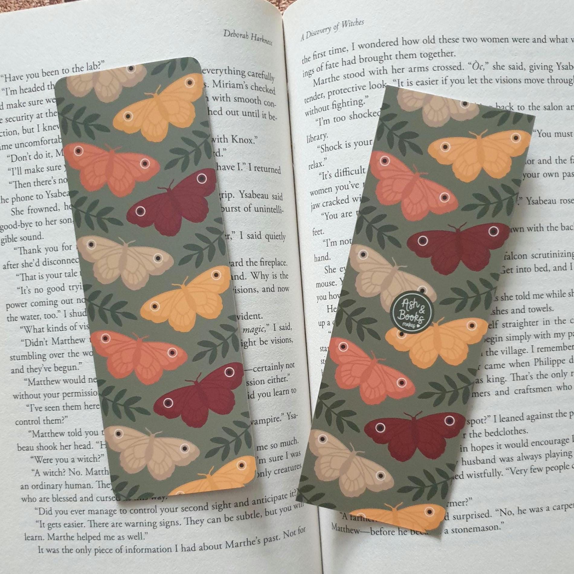 Autumn Moth Bookmark