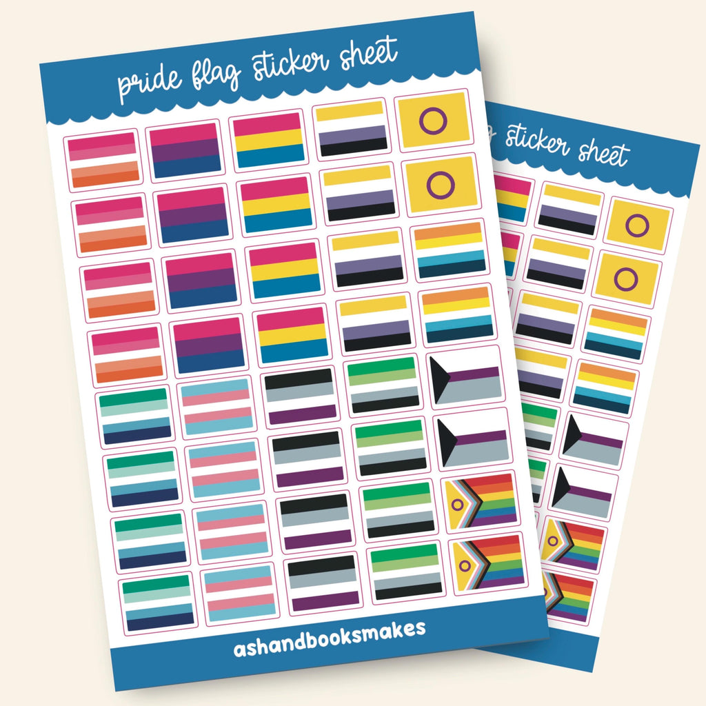 Pride Flags Sticker Sheet