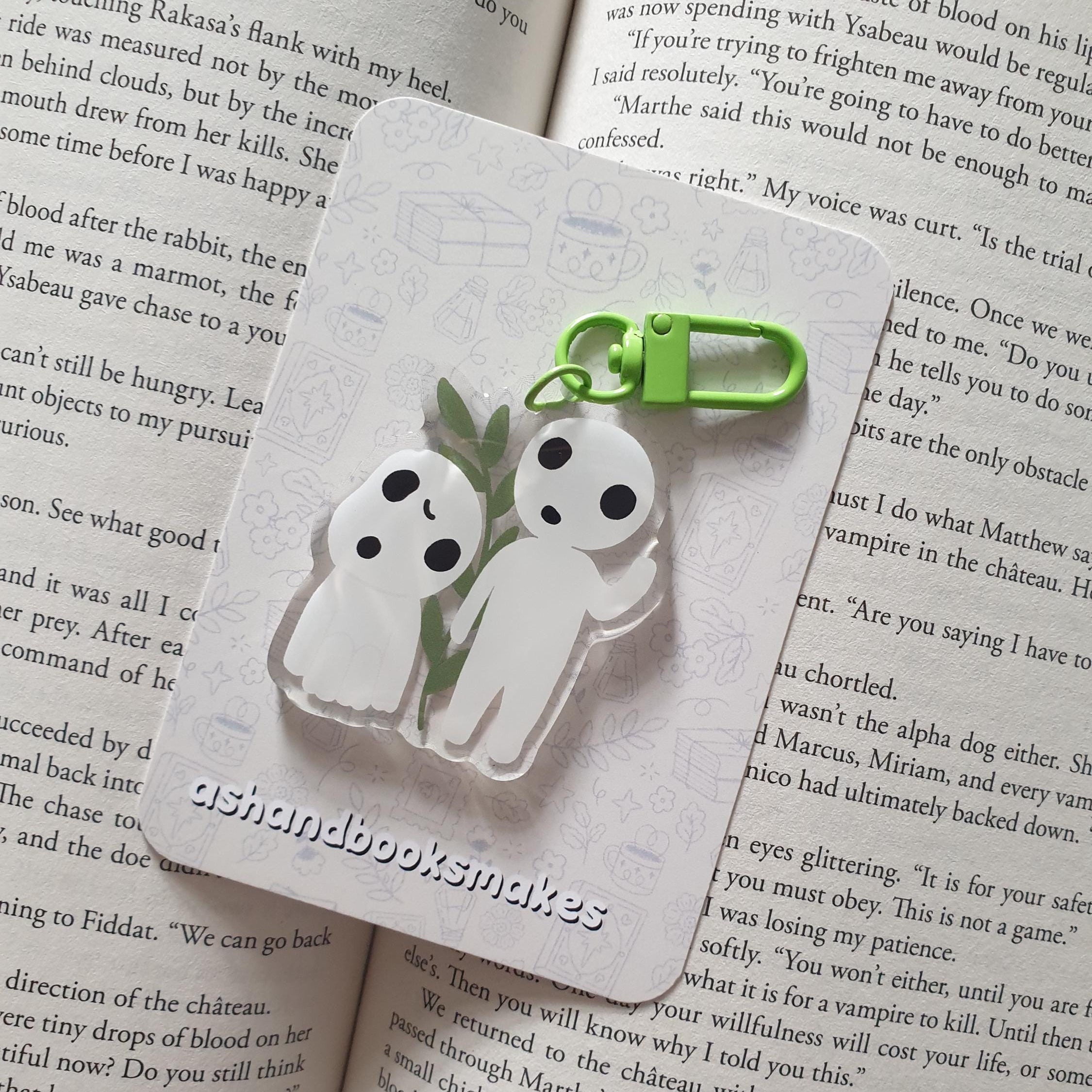 Soot Sprite, Kodama & Mononoke Ghibli inspired Keyring