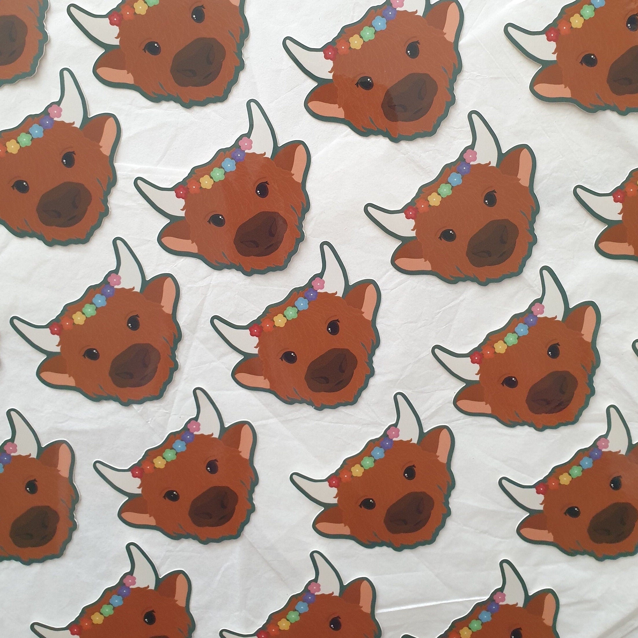 Highland Cow Sticker