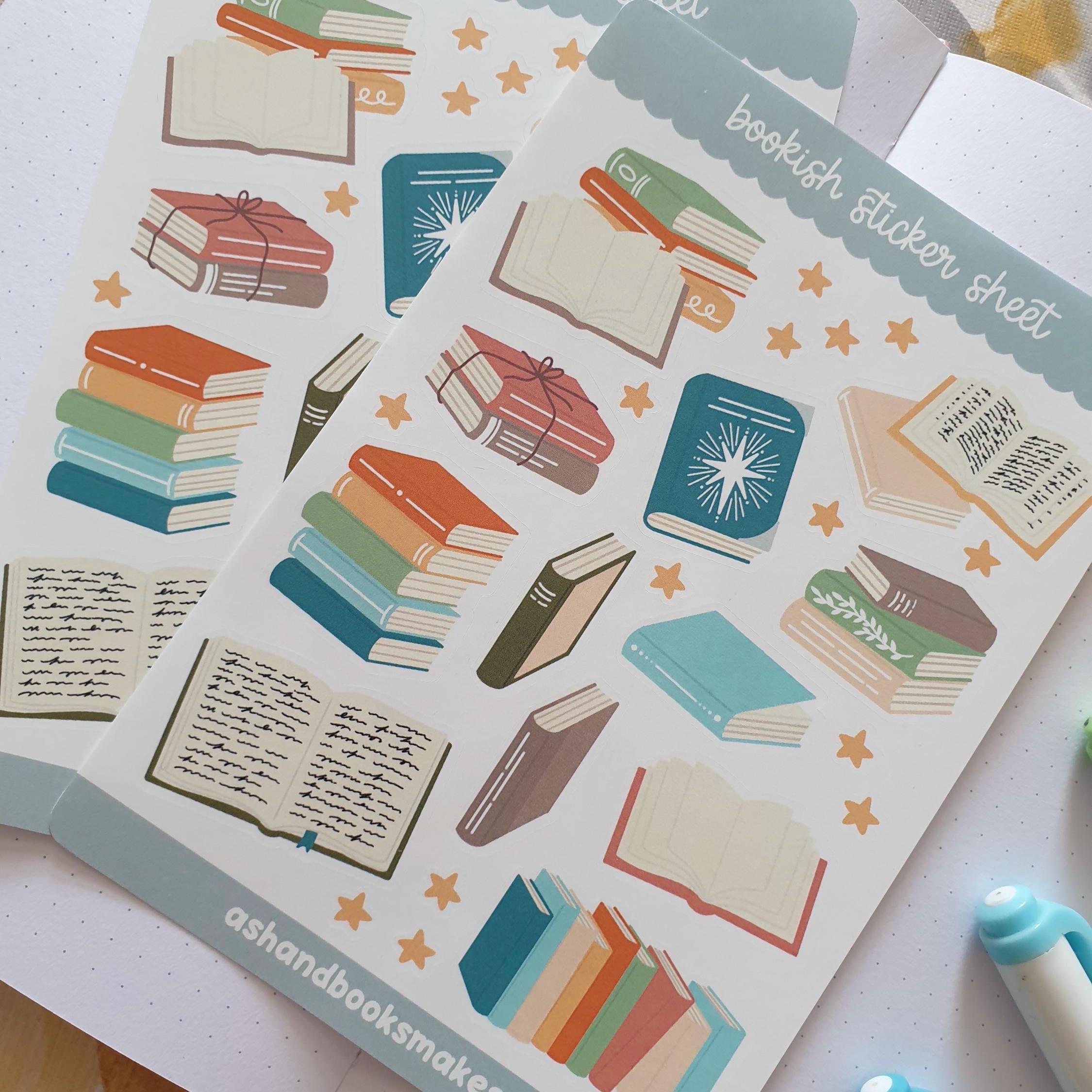 Bookish Sticker Sheet