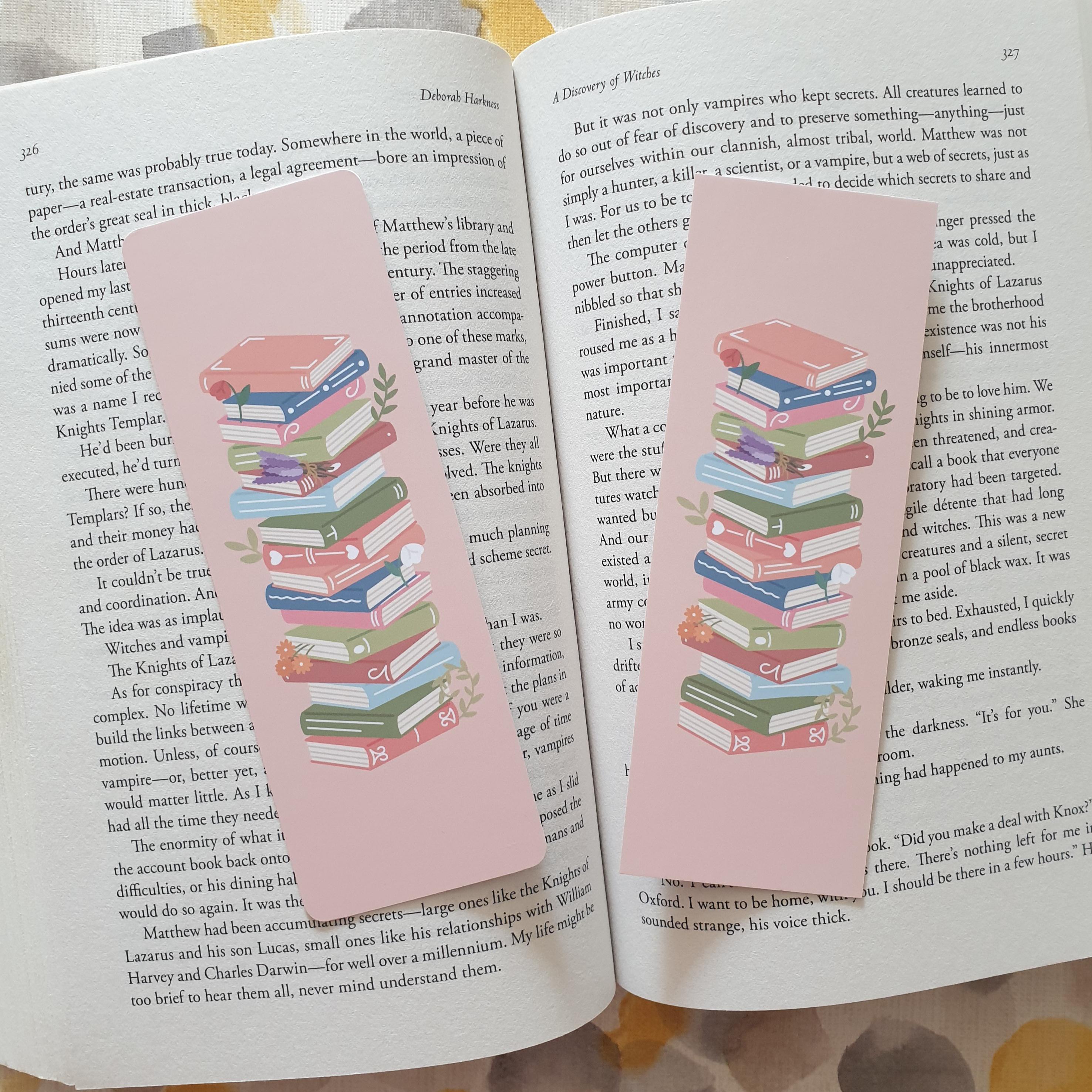 Pastel Floral Stack Bookmark