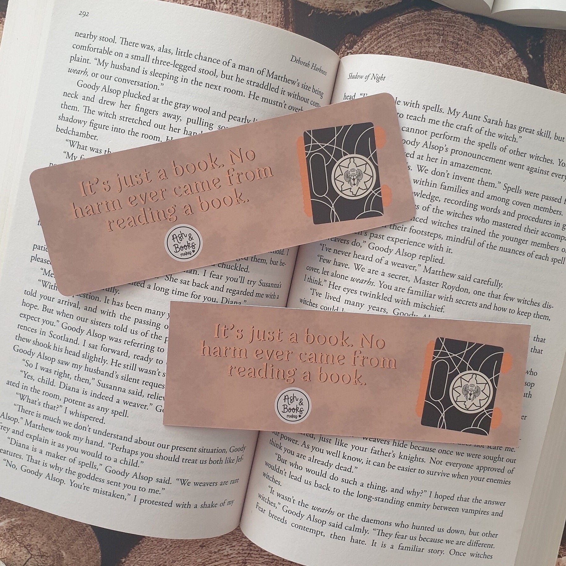 The Mummy(1999) Book of the Dead, “No Harm Ever Came From Reading a Book” Bookmark