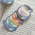 Subtle Pride Bookstack Sticker