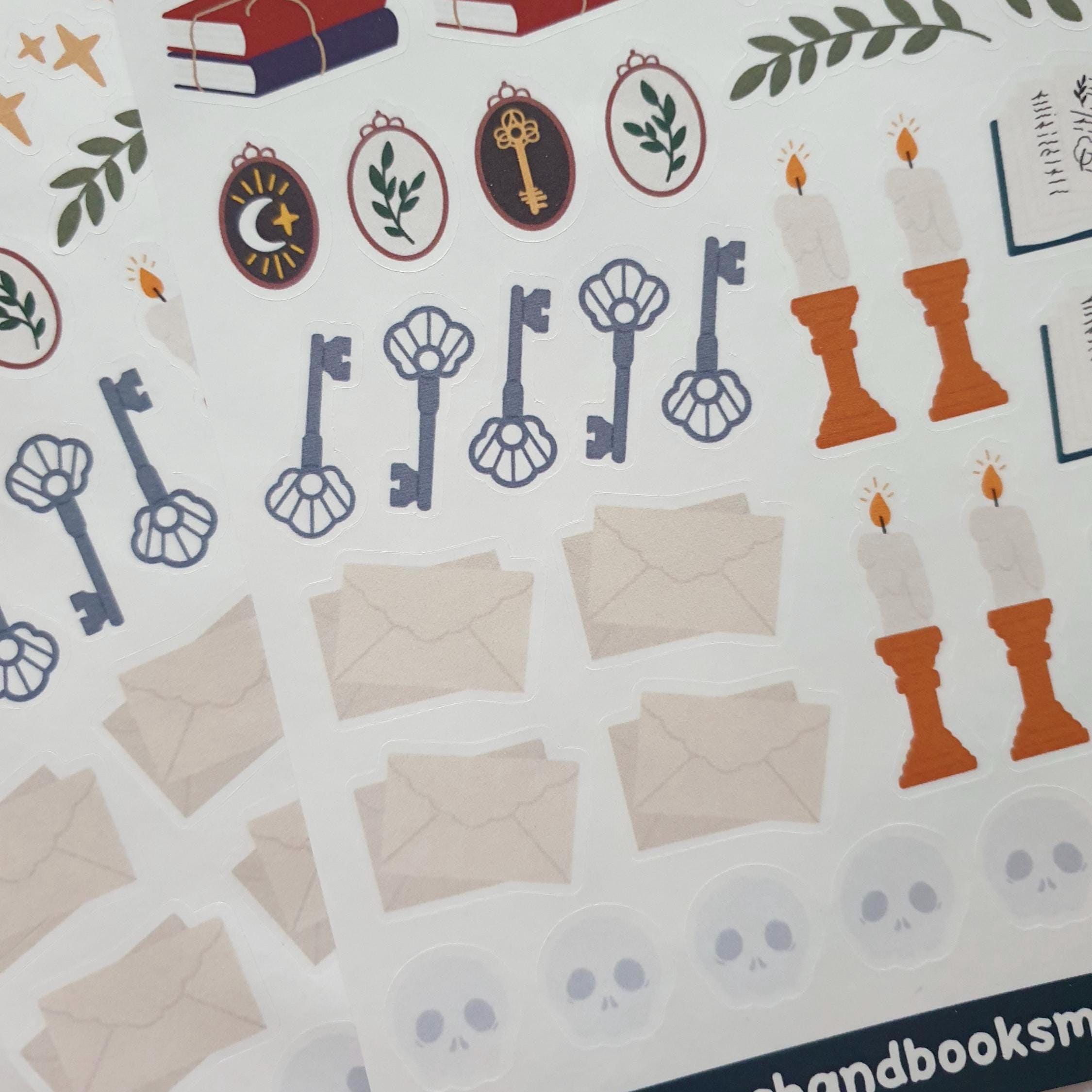 Dark Academia Sticker Sheet