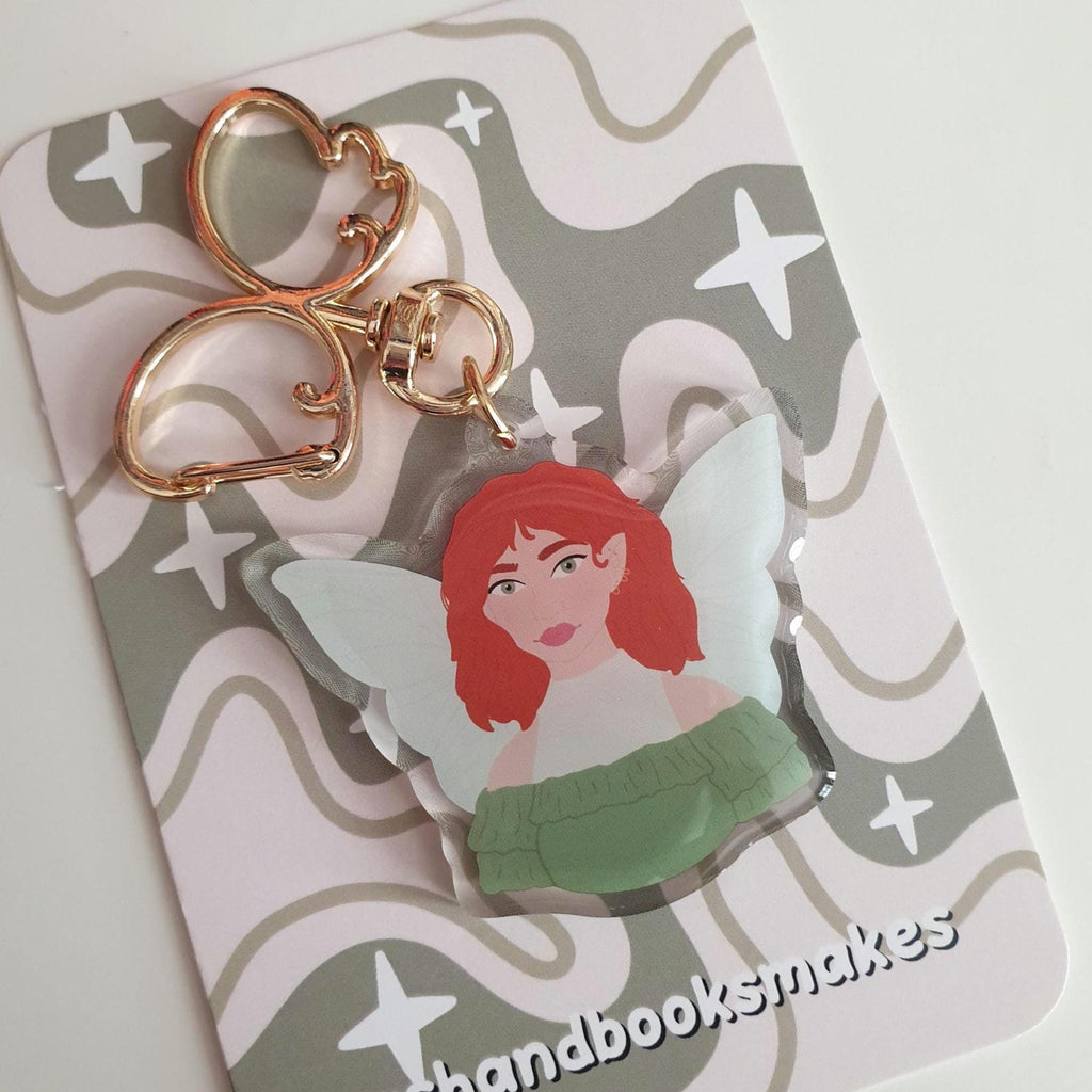 Flora the Fairy Acrylic Keyring
