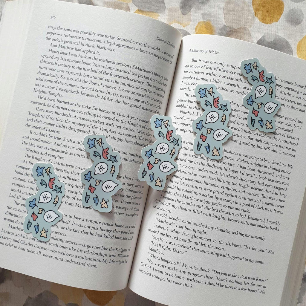 Hi Hi Leaves Sticker