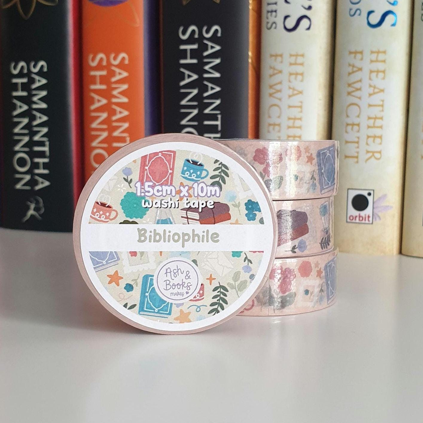 Bibliophile 1.5cm x 10m Washi Tape