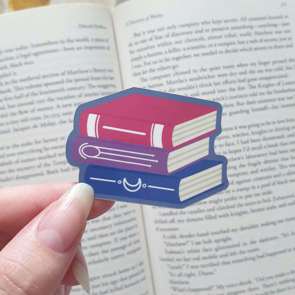 Subtle Pride Flag Bookstack Sticker
