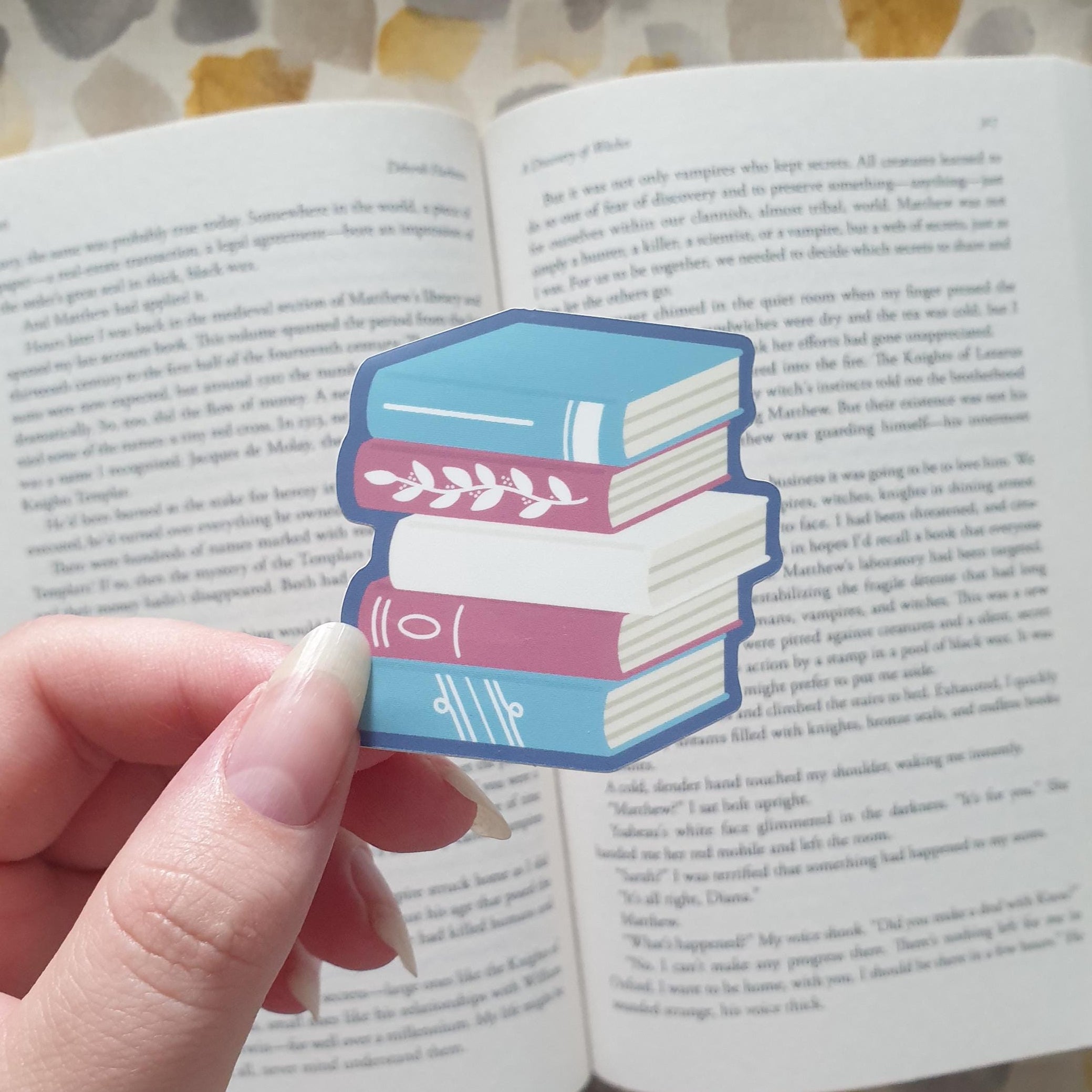 Subtle Pride Flag Bookstack Sticker