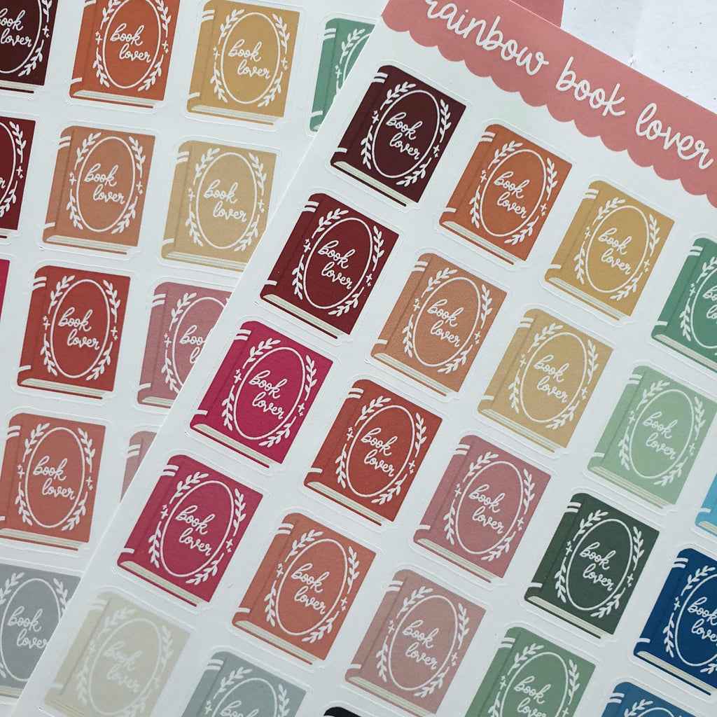 Book Lovers Sticker Sheet