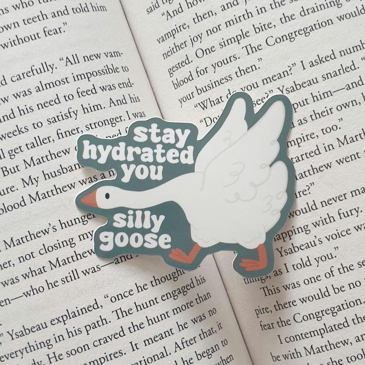 Stay Hydrated You Silly Goose Sticker