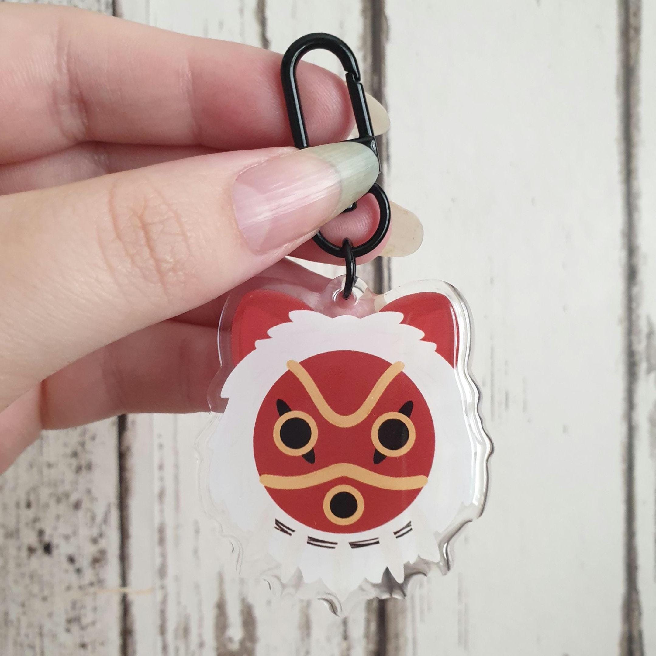 Soot Sprite, Kodama & Mononoke Ghibli inspired Keyring
